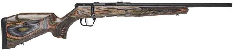 Savage Arms B22 BNS-SR Rifle 22 Long 18" Barrel Timber Hardwood Laminate OD Stock