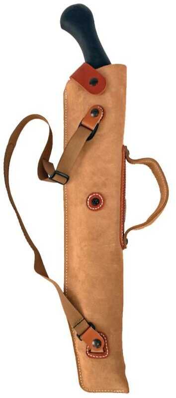 DeSantis Kurz Shotgun Case For .410 Pump Action Firearms With 14" Barrel Ambidextrous Leather Tan