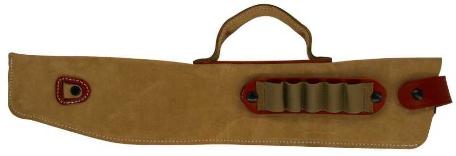 DeSantis Kurz Shotgun Case For .410 Pump Action Firearms With 14" Barrel Ambidextrous Leather Tan