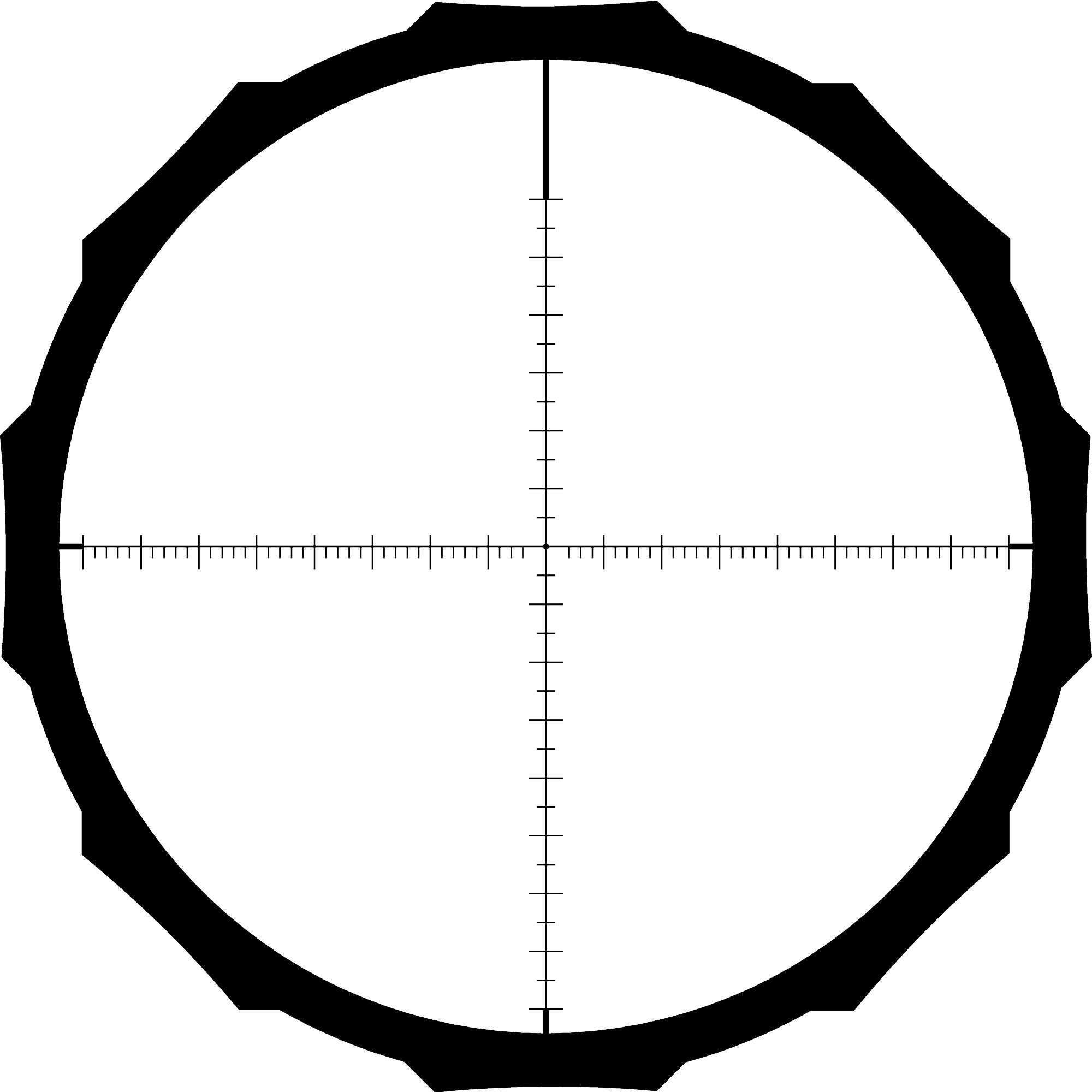 Crimson Trace Hardline Riflescope 3-12x42 30mm MR1-MOA Reticle Model: 01-01160