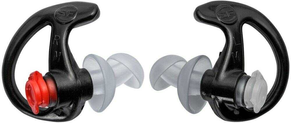 Earpro Surefire Sonic Defender Ear Plug Medium Black Removable Cord Ep3-Bk-mpr