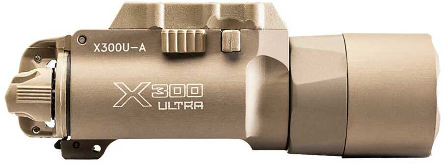 Surefire X300 Ultra Weaponlight White LED 600 Lumens Fits Picatinny and Universal For Pistols Tan Finish 2x CR123 Batter