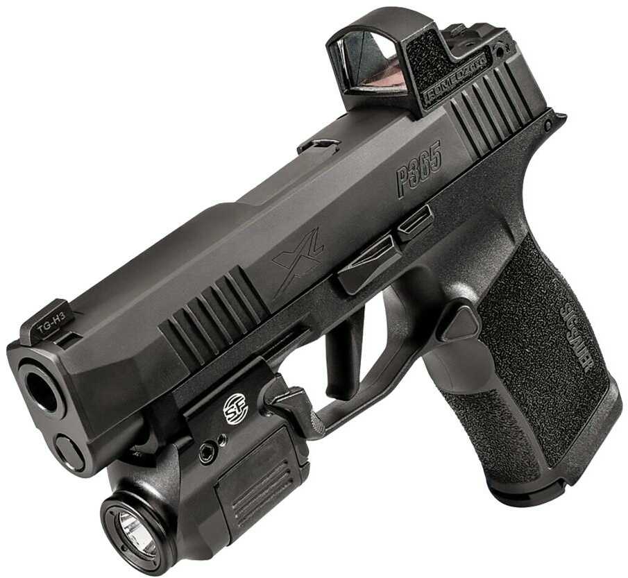 Surefire XSC Weapon Light Sig P365 Handgun 350 Lumens White Black Anodized Aluminum 90 Meters Beam