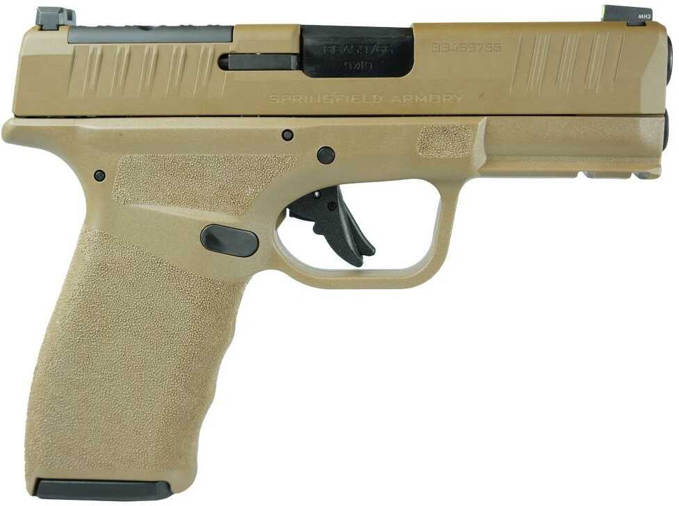 Springfield Armory Hellcat Pro OSP Striker Fired Semi-Automatic Pistol 9mm Luger 3.7" Barrel (2)-15Rd Magazines Night Sights Desert Flat Dark Earth Polymer Finish