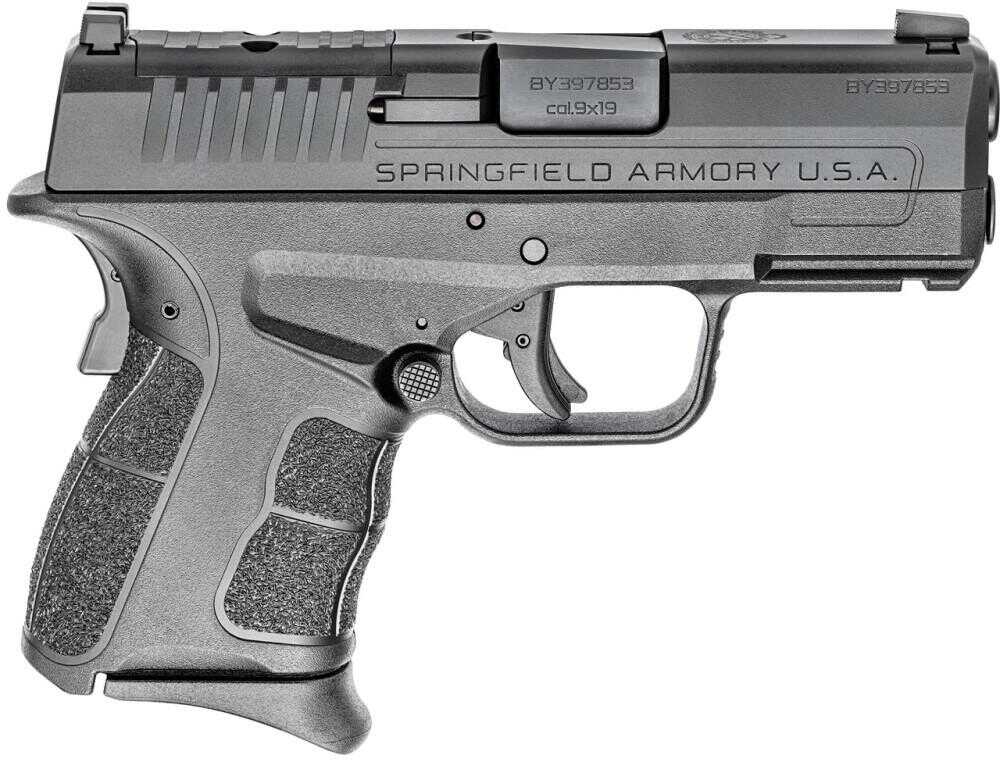 Springfield Armory XD-S Mod.2 OSP Semi-Auto Pistol 9mm Luger 3.3" Barrel (1)-9 Rd,(1)- 7 Rd Mags Fixed Sights Black Polymer Finish