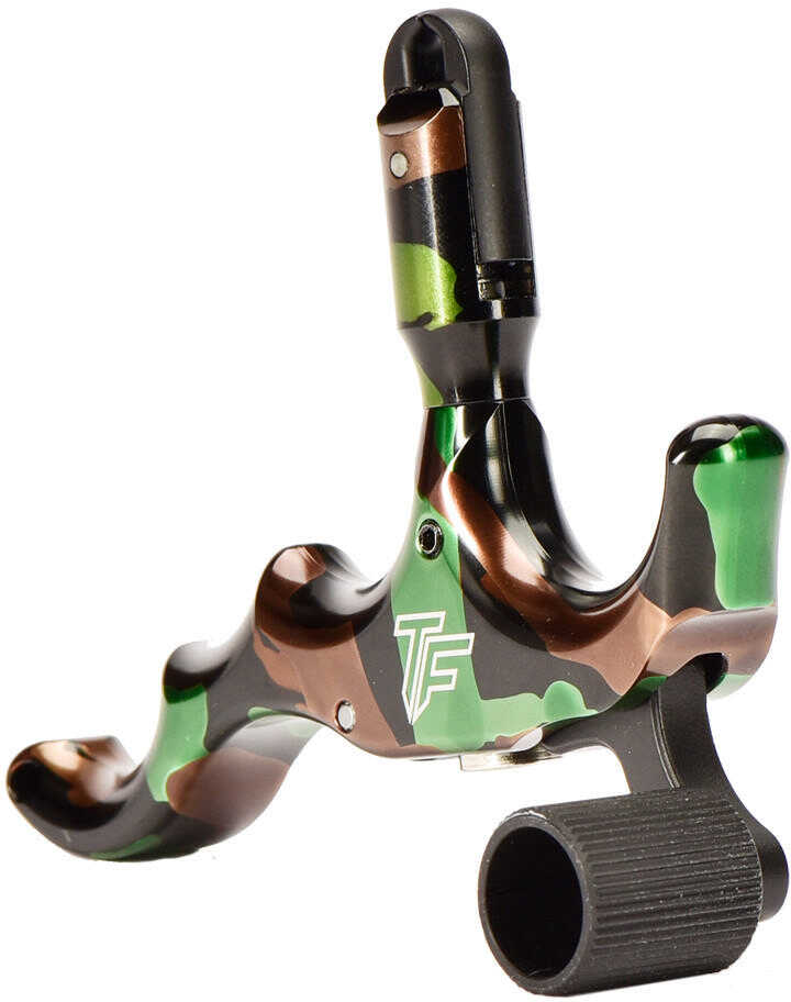 Tru-Fire Releases and Broadheads TRUFIRE Edge 4-Finger Dual Jaw Thumb Button Camo