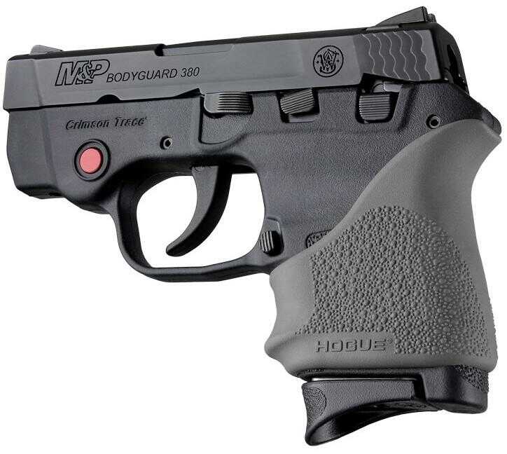 Hogue HandAll Beavertail Handgun Grip Sleeve For S&W Bodyguard 380/Taurus Tcp & Spectrum Slate Grey