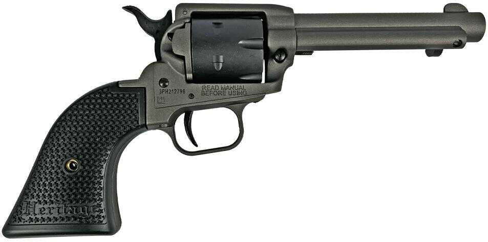 Heritage Rough Rider Small Bore Single Action Revolver .22 Long Rifle 4.75" Barrel 6 Round Capacity Fixed Front & Notch Rear Sights Polymer Star Grips Tungsten Cerakote Finish