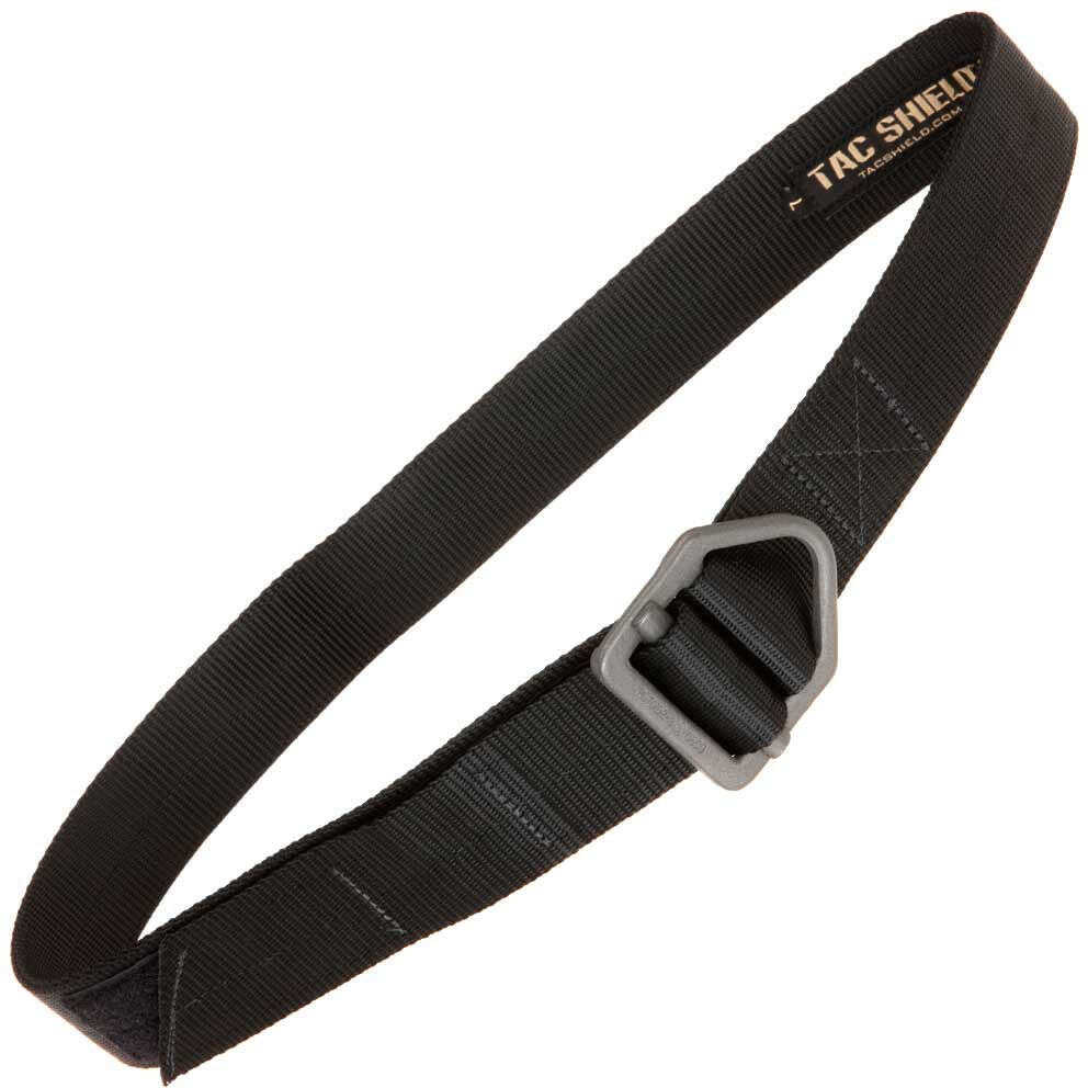 TACSHIELD (Military Prod) Tactical Riggers Belt 34"-38" Double Wall Webbing Black Medium 1.75" Wide