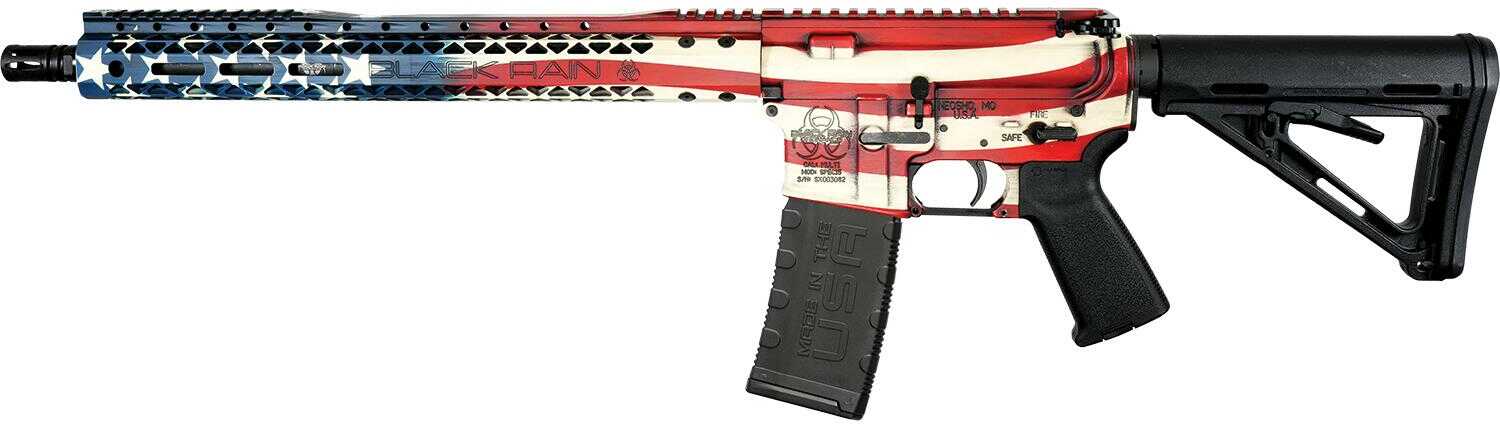 Black Rain Ordnance Spec+ Semi-Auto AR Rifle .223 Remington 16" Chrome Moly Barrel (1)-30Rd Magazine Magpul Stock Red/White/Blue American Flag Finish