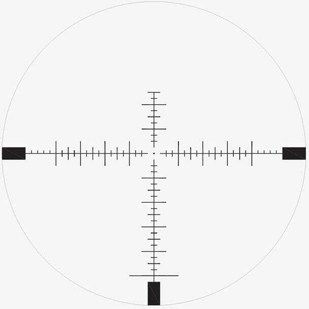 Riton Optics X1 Conquer 6-24X 50mm Obj 16.80-4.40 ft @ 100 yds FOV 1" Tube Black Finish Ranging