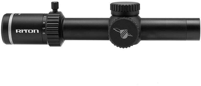 Riton Optics 5 Series Thunder Ranch Rifle Scope 1-6x24mm 30mm Tube Thr Green Illuminated Reticle Black 5t16asgit