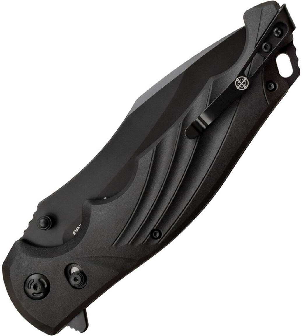 MASTER CUTLERY Elite Tactical Conqueror 4.8" Drop PNT FLDER Black/Black