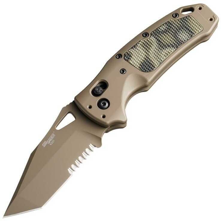 Hogue Sig K320 Scorpion AXG Knife 3 1/2" Tanto Blade FDE