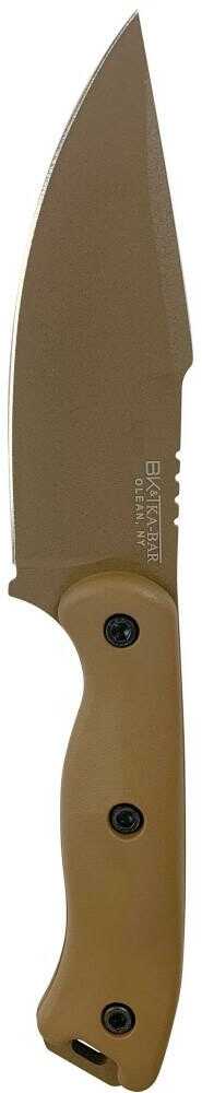 KABAR Becker Harpoon 4.562" Fixed Blade Knife Drop Point Plain Edge 1095 Cro-Van Polymer Handle with Celcon Sheath BK18
