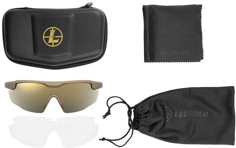 Leupold Sentinel Sunglasses Matte Tan Bronze Mirror