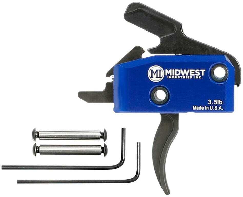 Midwest Industries AR-15 AR Platform Drop-In Curved Trigger 3.50 Lbs