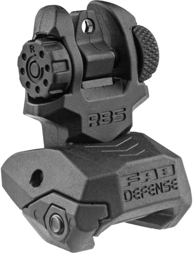 Fab Defense AR Flip-Up Sights Front And Rear Black