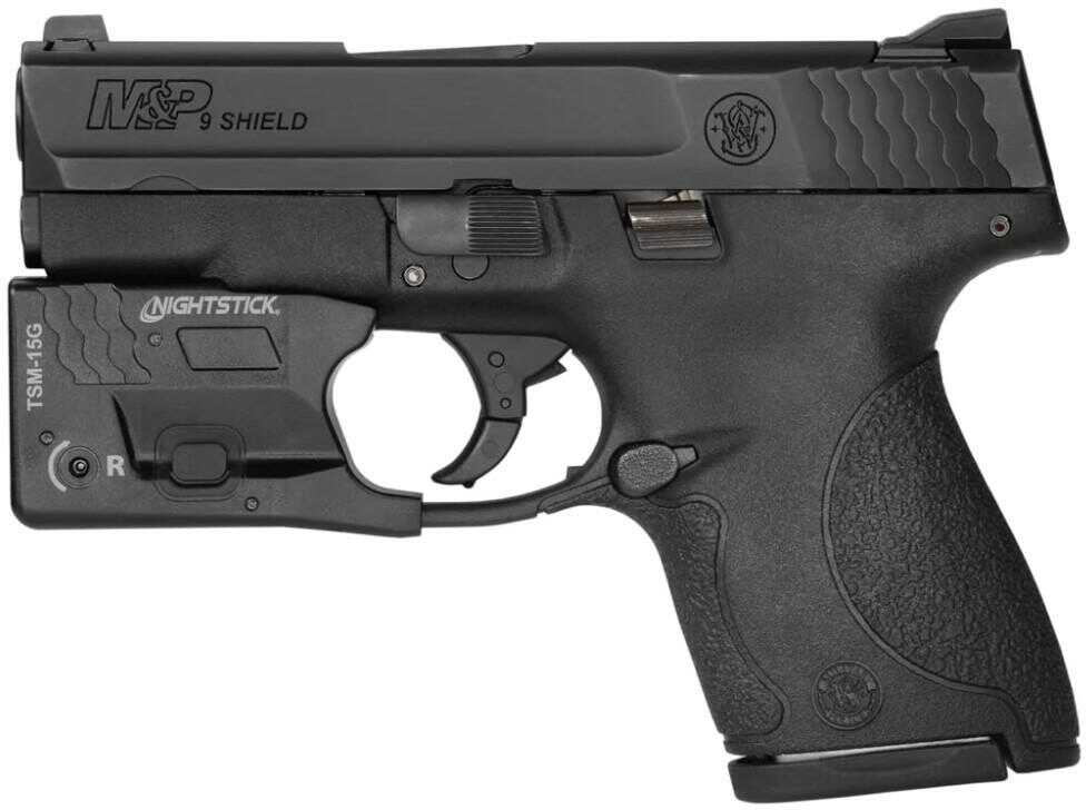 Nightstick Subcompact Tactical Weapon-Mounted Light w/Green Laser Fits S&W Shield 9/40 150 Lumens 2 700 Candela