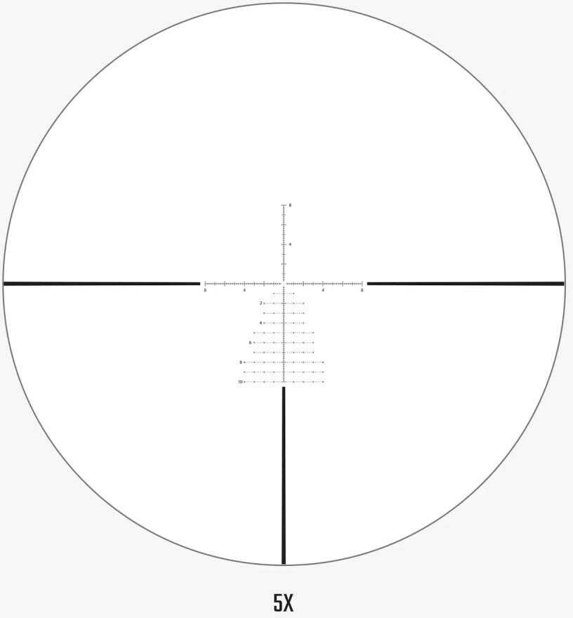 Athlon Midas TAC HD 5-25x56 Riflescope FFP APRS6 Mil Reticle Non Illuminated Black