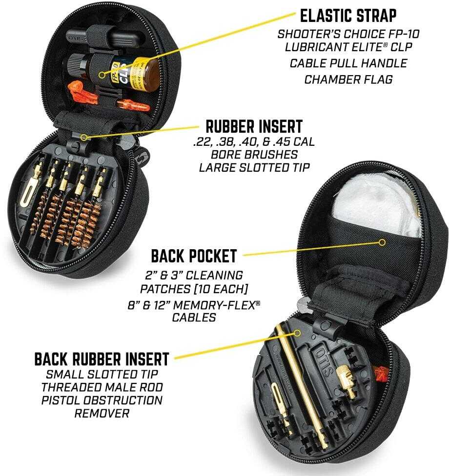 Otis Technologies .22-.45 Caliber Pistol Cleaning System FG-610