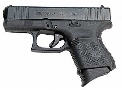 Pearce Grip Extension For Glock 26/27 Gen4/5 Adds 5/8" Additional Length Black G526
