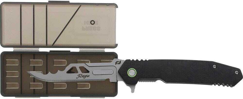 Schrade Stryche Enrage 6 Knife 2-1/5" Replaceable Blade Black