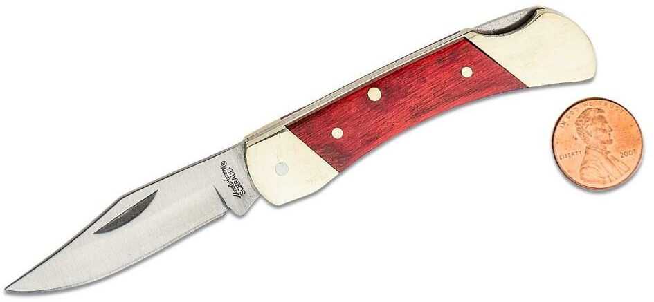 Schrade Uncle Henry Brown Bear 2.2" Lockback Folding Knife, Rosewood Md: LB3