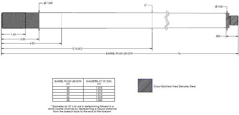 Proof Barrel Cf Bolt 6.5 Creedmoor Di 24" Savage 1-8 Twist Rate