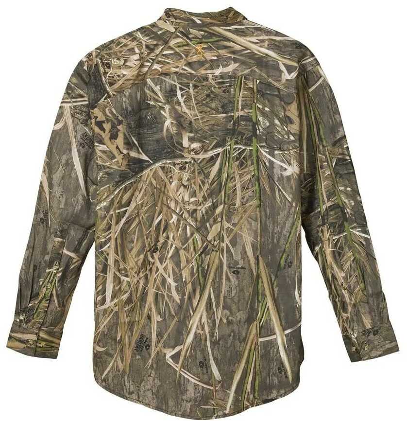 Browning Wasatch-Cb Shirt Button-Front 2 Pocket Mossy Oak Shadow Grass Habitat 2Xl