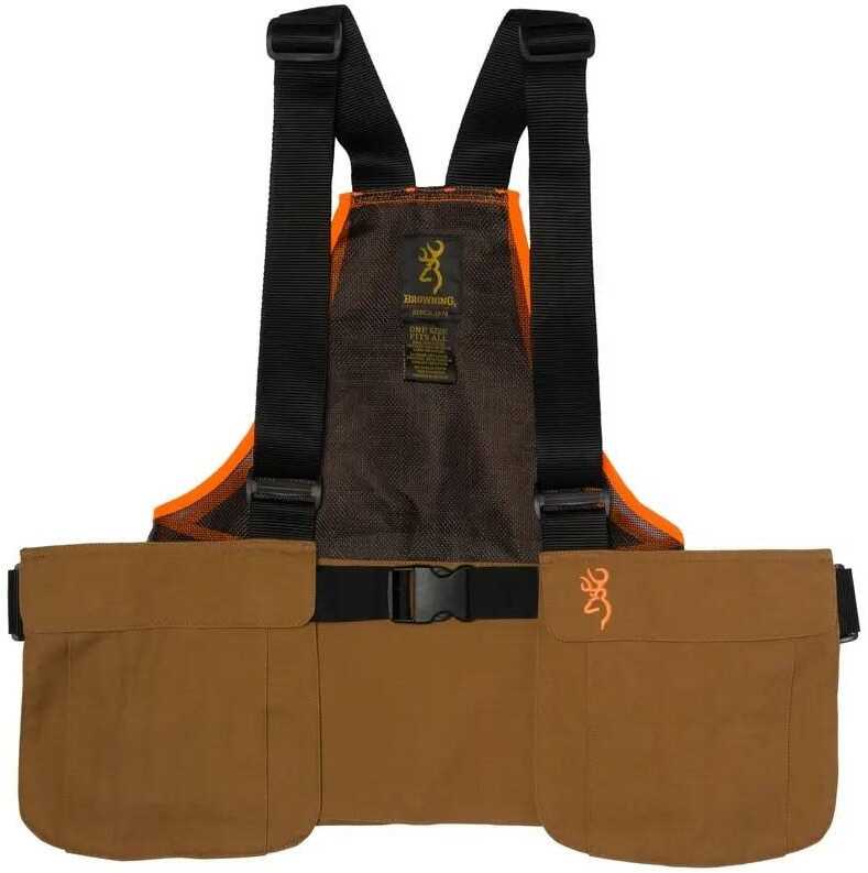 Browning Upland Strap Vest, Field Tan 30512032