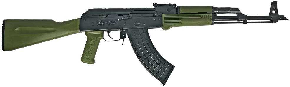 Riley Defense RAK47 Semi-Automatic Rifle 7.62x39mm 16.25" Barrel (1)-30Rd Magazine Army Green Polymer Stock And Forearm Matte Black Finish