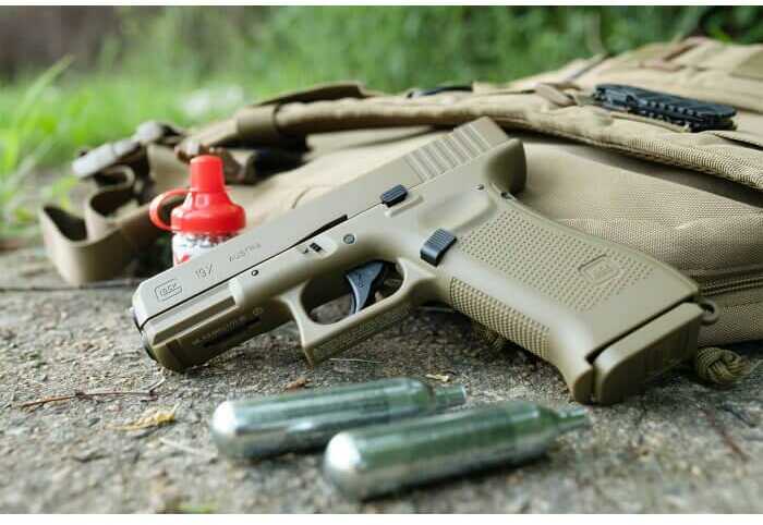 RWS/Umarex G19X BB Gun Pistol Co2 177 18Rd Coyote Frame Polymer Grip