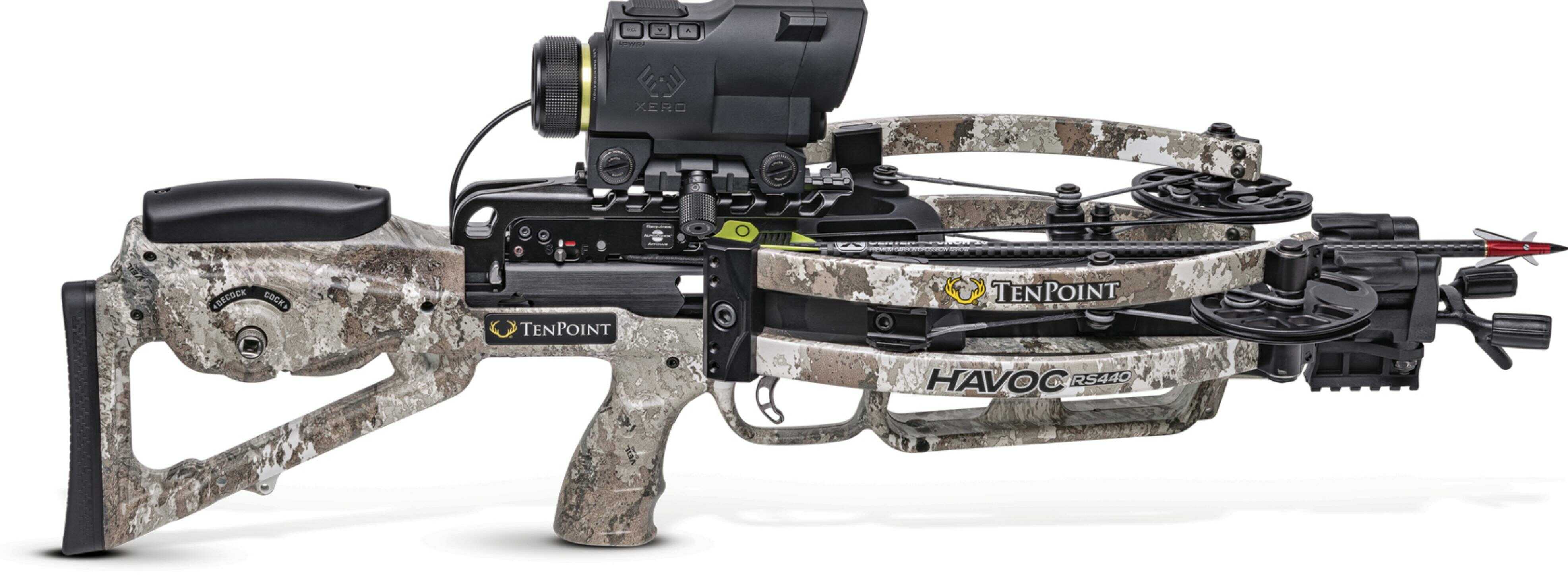 Ten Point Havoc Rs440 Crossbow XERO ACUslide Garmin X1i Scope