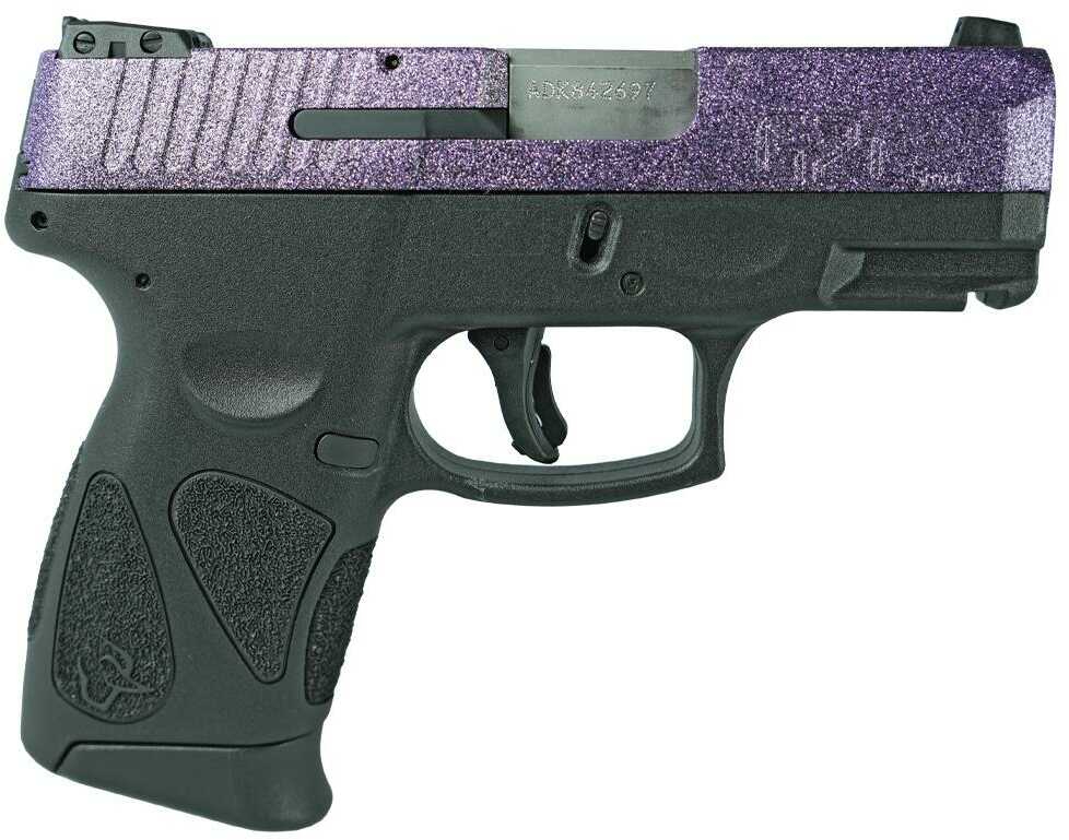 Taurus Exclusive G2C Handgun 9mm 3.2" Barrel Luger 12 Rd Magazine Black "Purple Sparkle" Slide/Grip