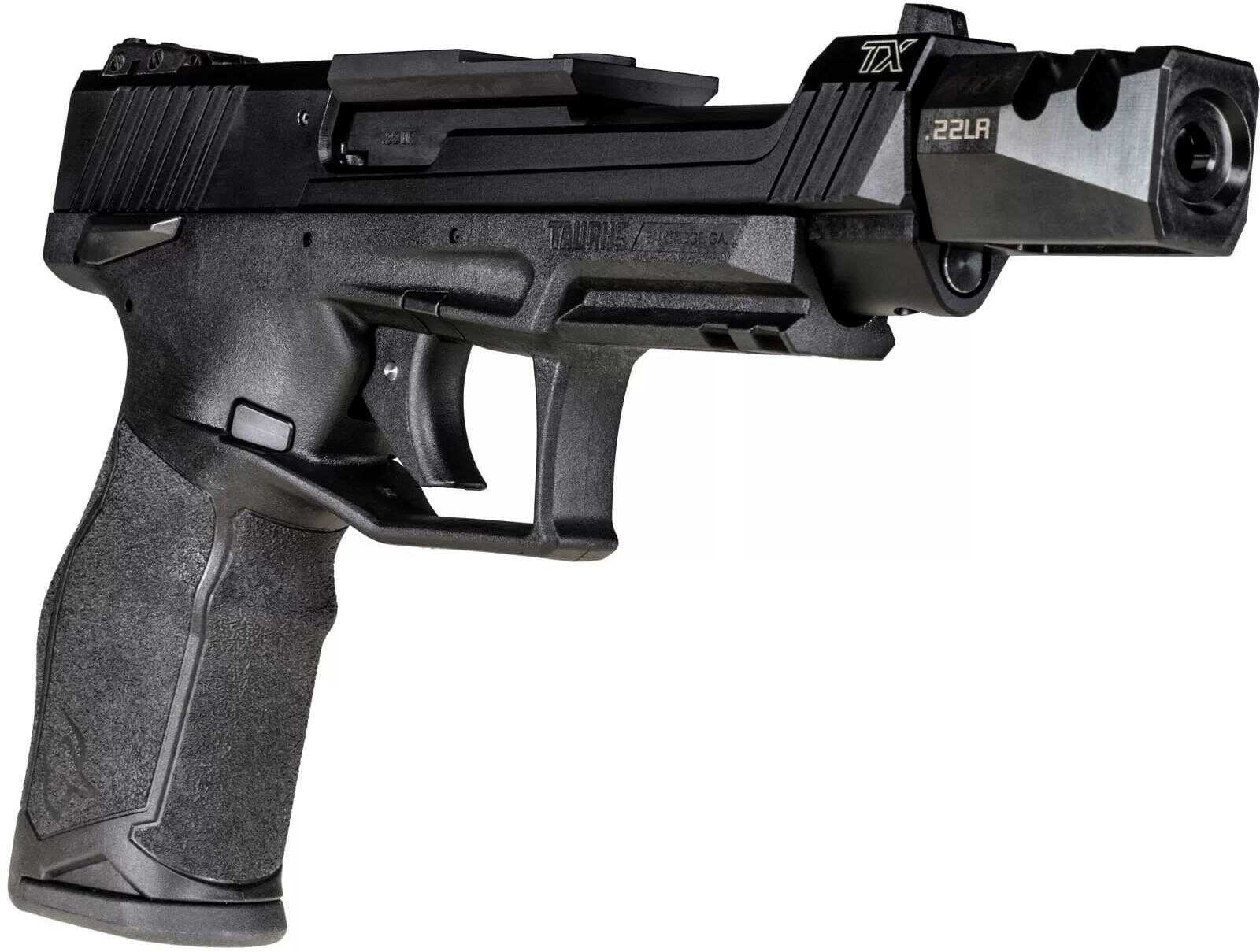 Taurus TX22 Competition SCR Striker Fired Semi-Automatic Pistol .22 Long Rifle 5.25" Threaded Barrel (3)-16Rd Magazines White Dot Adjustable Sights Black Polymer Finish