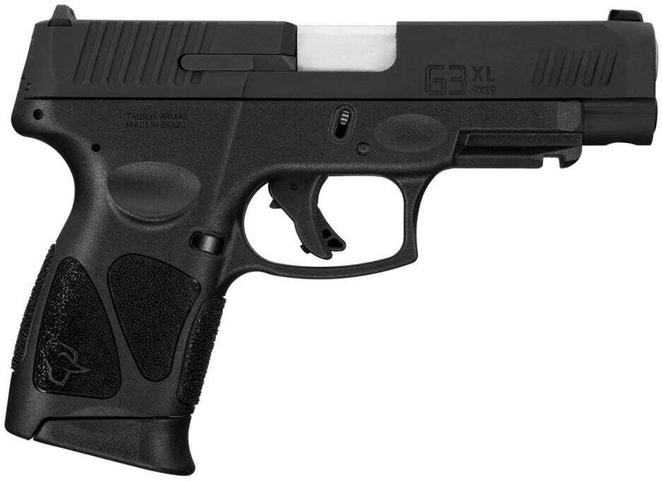 Taurus G3Xl 9MM pistol. 4" barrel, 10 rounds, Matte Black Polymer finish