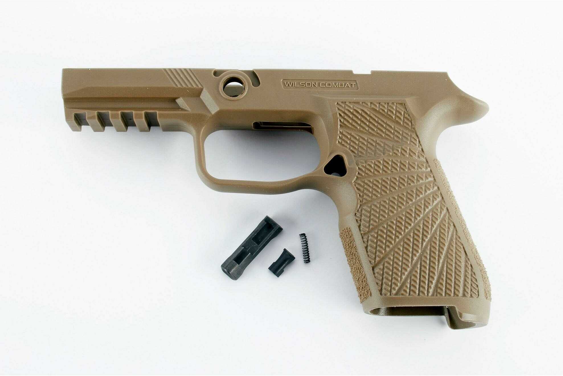 Wilson Combat Grip Module Fits P320 Compact No Manual Safety Tan