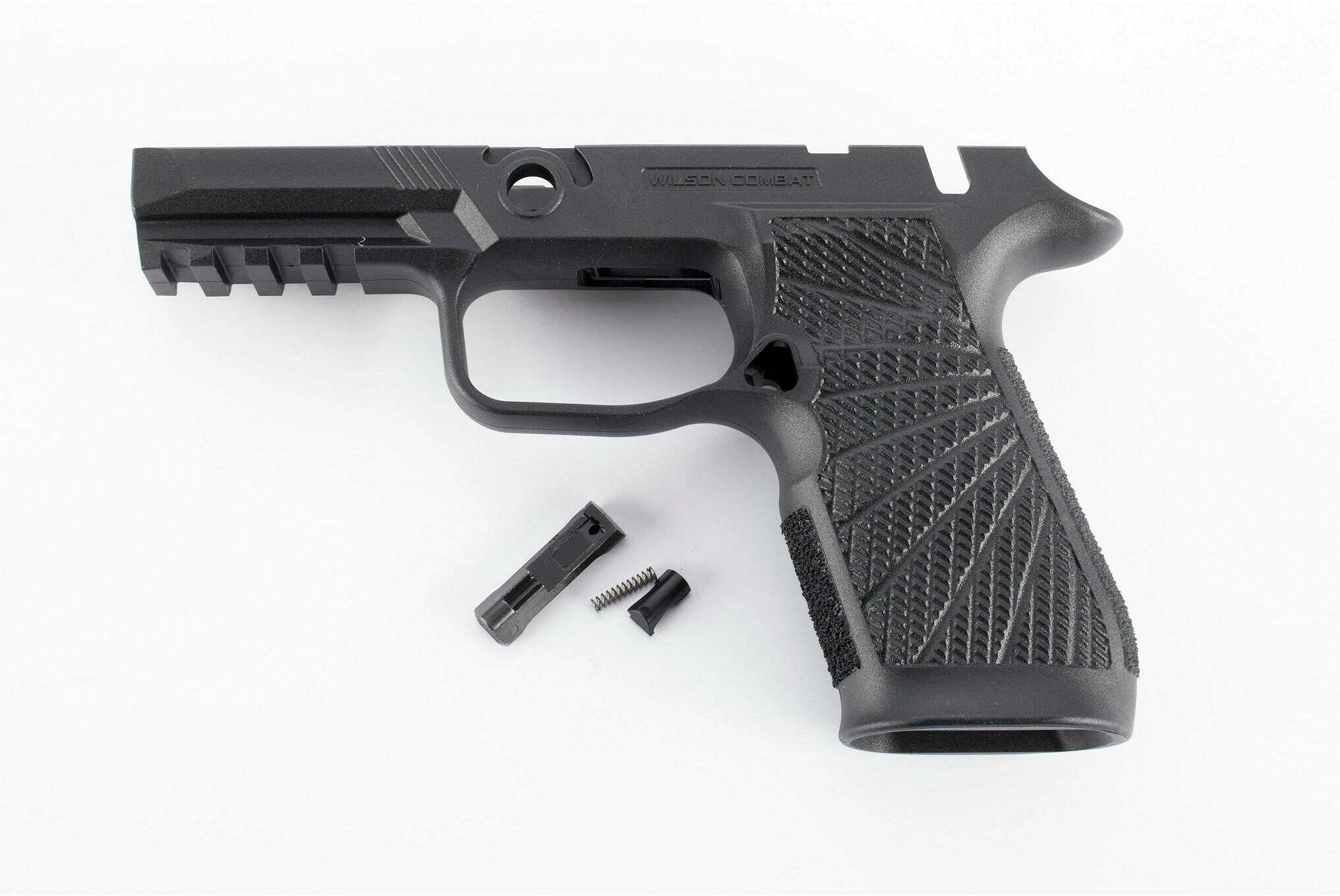 Wilson Combat WC320 Grip Panel Black Color Fits Sig P320 Carry w/ Manual Safety