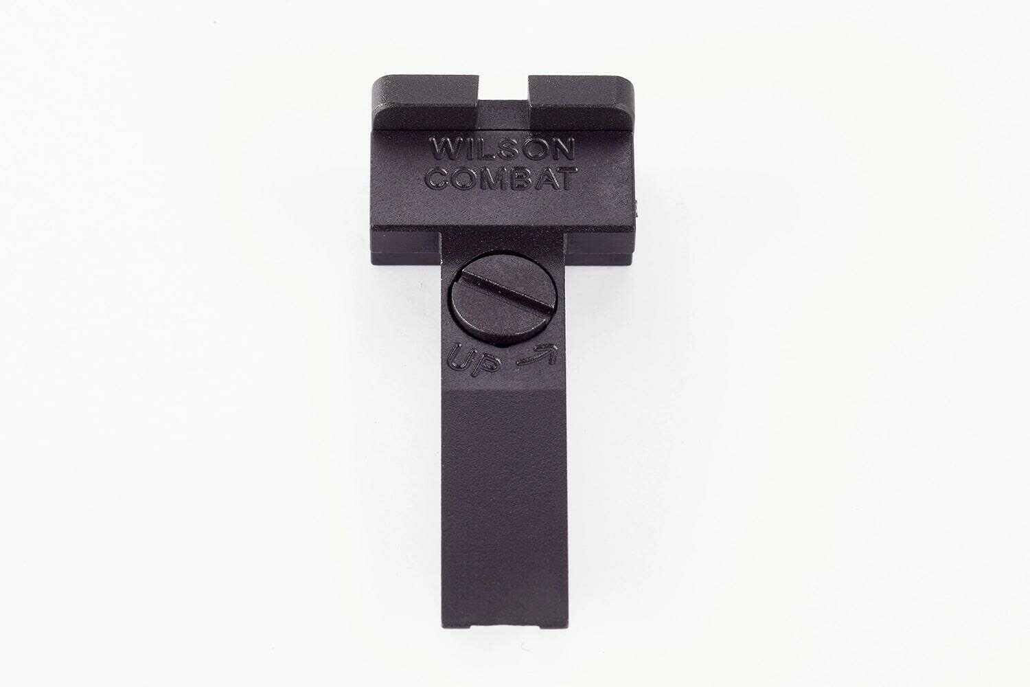 Wilson Combat Rear Sight For Colt 2020 Python/Anaconda Adjustable Serrated Blade Black With Square Notch