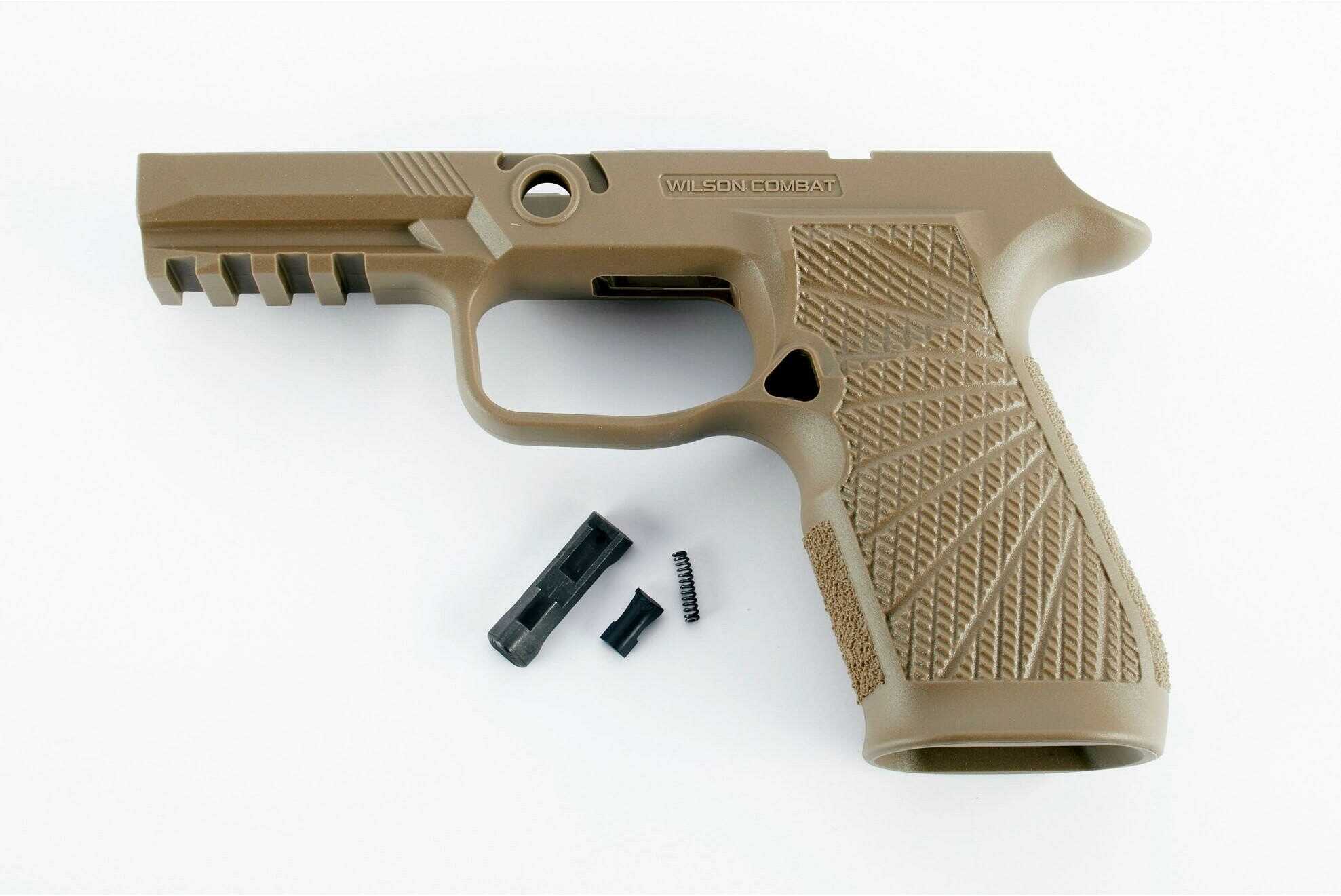 Wilson Combat WC320 Grip Panel Tan Color Sig P320 Carry w/o Manual Safety 320-CST