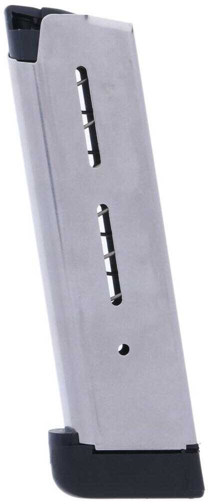 Wilson Combat Magazine for Full Size 1911 .45 ACP - 8 round Extended .625" base pad Stainless Aircraft grade 47DE