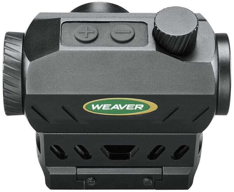 Weaver Classic Series 1x22 Tube Red Dot Led 3 MOA Black