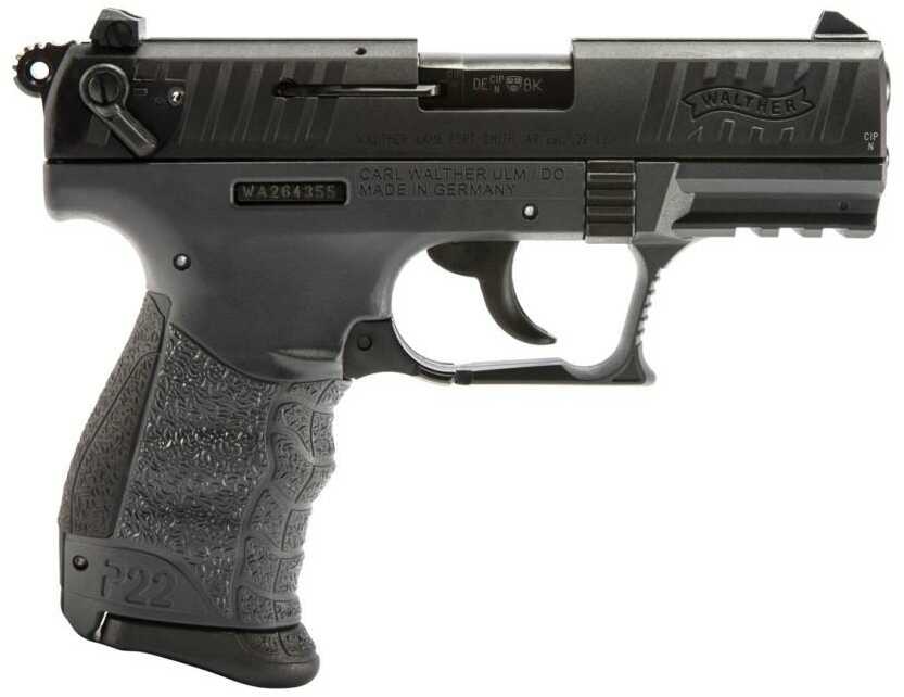 Walther P22Q Semi-automatic Double Action Compact 22LR 3.4" Barrel Polymer Frame Tungsten Gray Finish 10 Rd Magazines Dot Sights 5120765