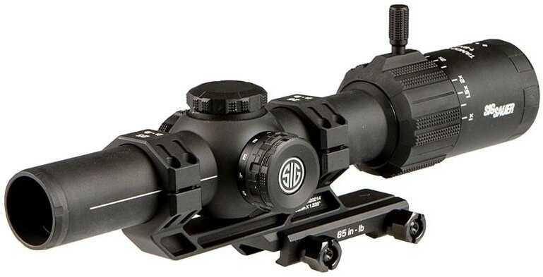 Sig Sauer Electro-Optics SOTM81000 Tango-MSR LPVO 1-8X24mm 30mm Tube Illuminated Red MSR BDC8 Reticle Features Throw Lev