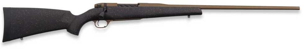 Weatherby Mark V Hunter Bolt Action Rifle .243 Winchester 22" Threaded Barrel (1)-4Rd Magazine Advanced Polymer Bronze Speck Synthetic Stock Cerakote Finish