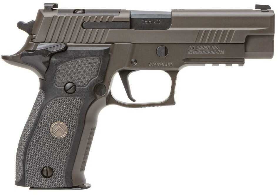 Sig Sauer P226 Legion Series Semi-Automatic Pistol 9mm Luger 4.4" Rifled Barrel (3)-15Rd Magazines X-RAY3 Sights G10 Black Grips Gray Finish