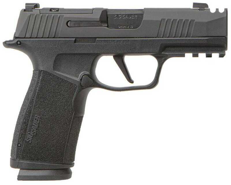 Sig Sauer P365 Macro Sub-Compact Striker Fired Semi-Automatic Pistol 9mm Luger 3.1" Barrel (2)-17Rd Magazines XRAY3 Day/Night Sights Black Polymer Finish