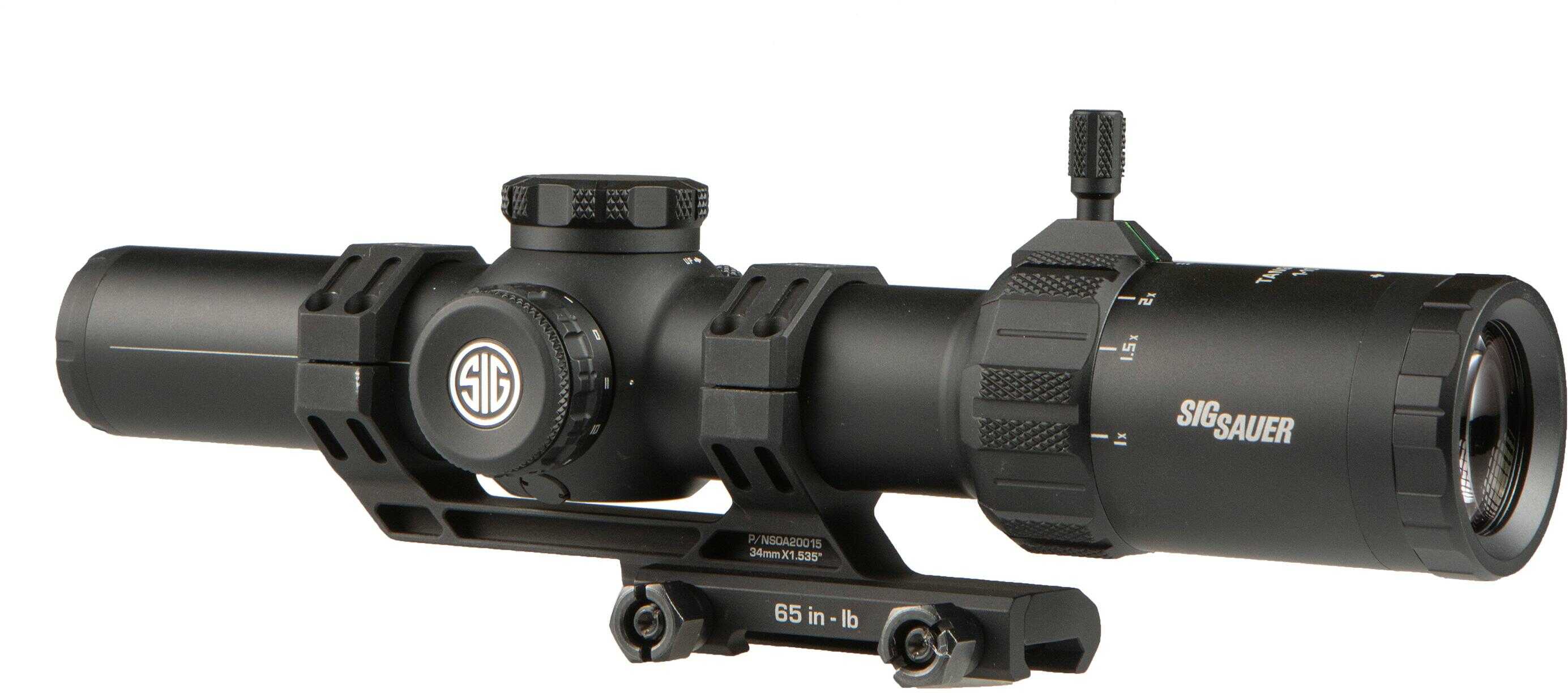 Sig Sauer Electro-Optics SOTM11000 Tango-MSR LPVO Black 1-10X28mm 34mm Tube Illuminated Red MSR BDC10 Reticle Features T