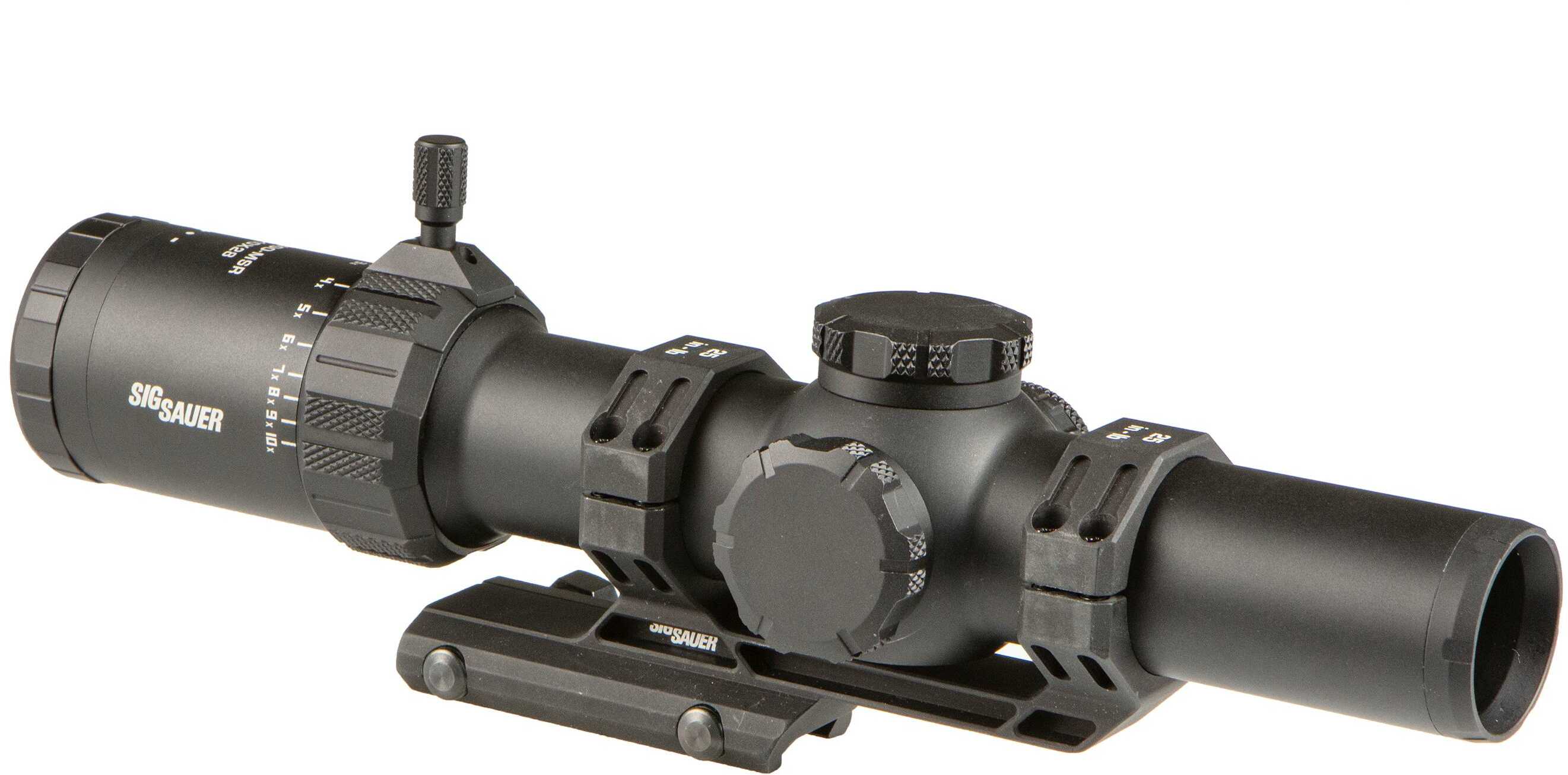 Sig Sauer Electro-Optics SOTM11000 Tango-MSR LPVO Black 1-10X28mm 34mm Tube Illuminated Red MSR BDC10 Reticle Features T